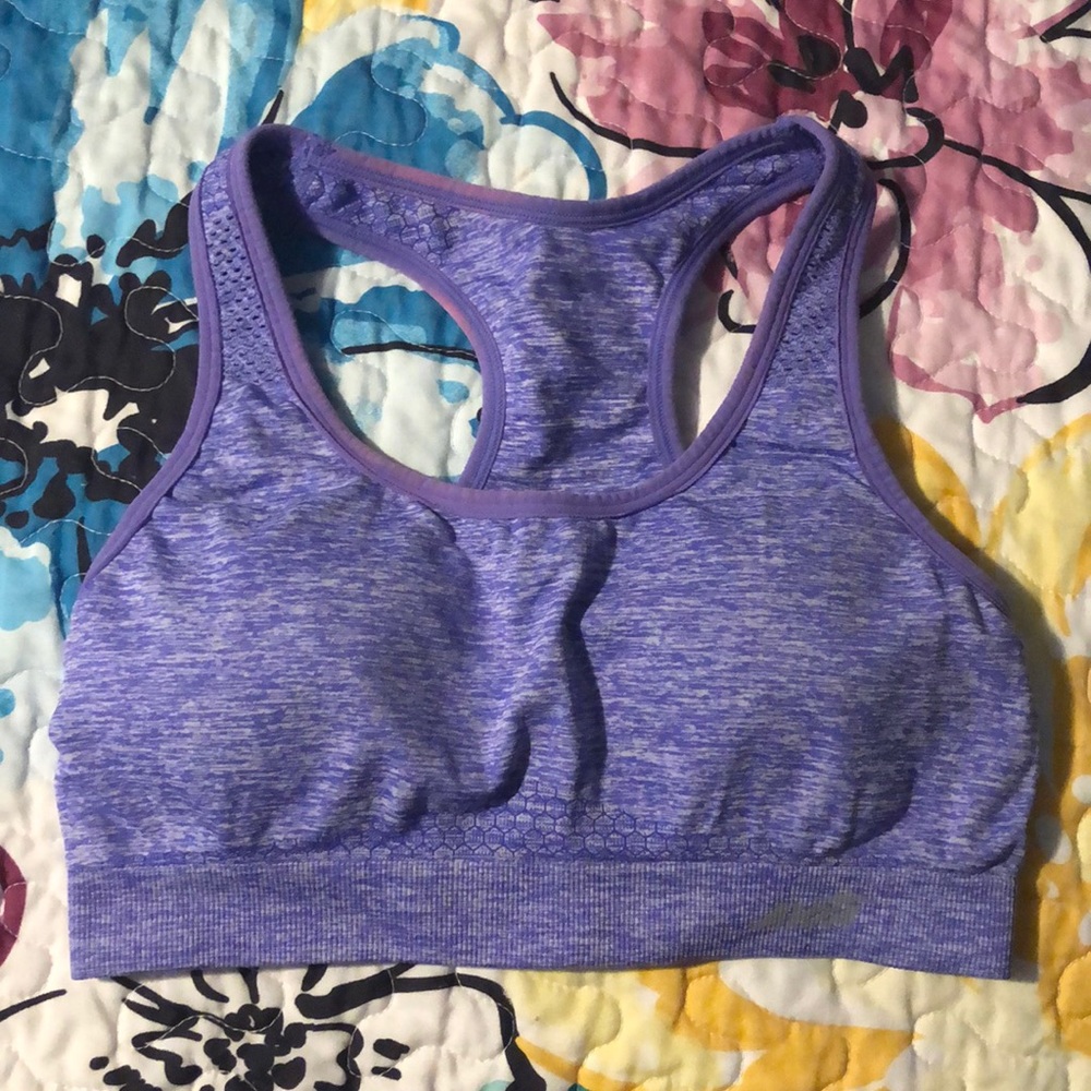 Purple sports bra size S
